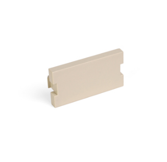 Leviton 41291-1BI Blank MOS Module, 1 Unit High, lvory