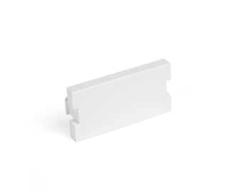 Leviton 41291-1BW Blank MOS Module, 1 Unit High, White