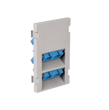 Leviton 41293-4CG Duplex SC Angled Fiber Adapter MOS Module, Zirconia ...
