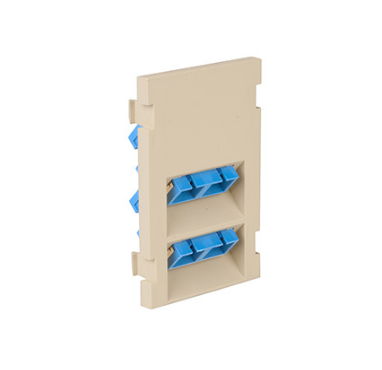 Leviton 41293-4CI Duplex SC Angled Fiber Adapter MOS Module, Zirconia ...