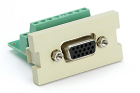 Leviton 41295-HDI VGA Hd15 Video Screw-terminal MOS Module, Ivory Finish