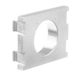 Leviton 41297-2PW Mos Passthrough Module, 1.5 Units High, White Finish