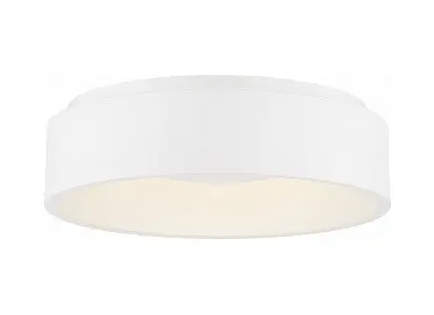 Nuvo 62-1453 24" LED Flush Mount Ceiling Light, Dimmable, Wattage 30W, Lumens 1700 lm, Color Temperature 3000K, White