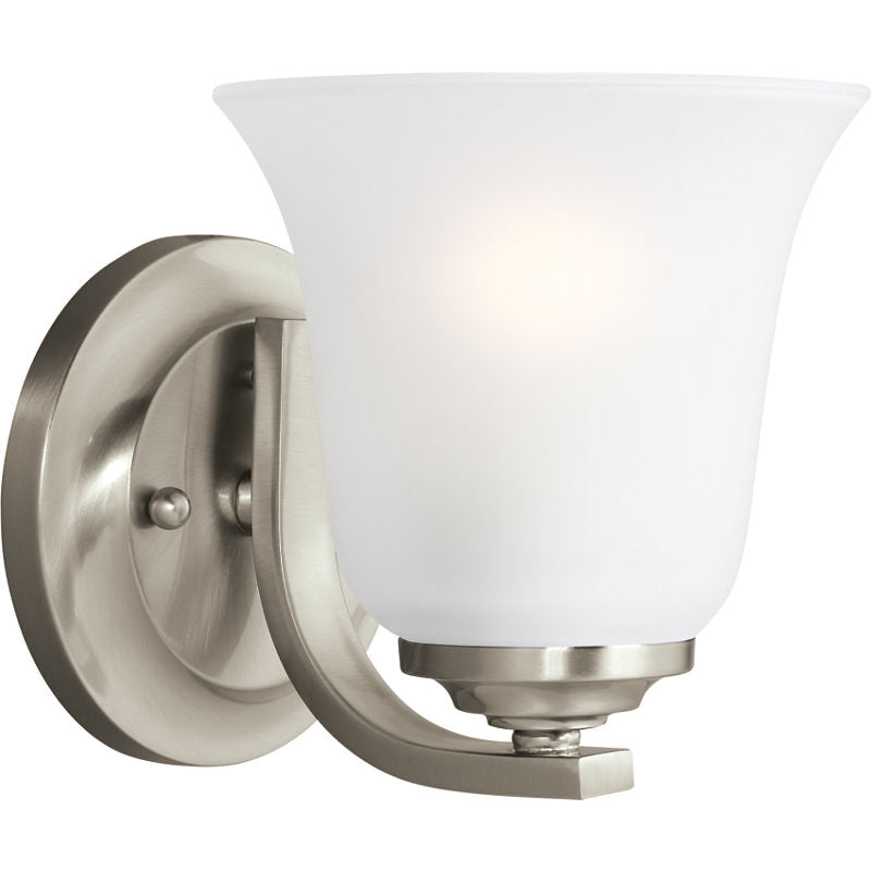 Generation Lighting 4139001-962 Emmons 1 Light 6 inch Brushed Nickel Bath Vanity Wall Light