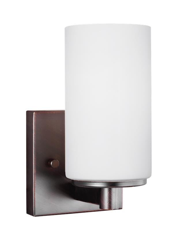 Generation Lighting Hettinger 1 light bronze wall sconce