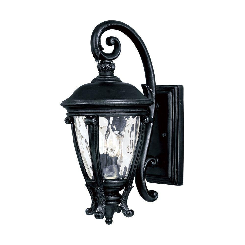 Maxim Lighting 41424WGBK Camden VX 2 Light Black Outdoor Wall Sconce