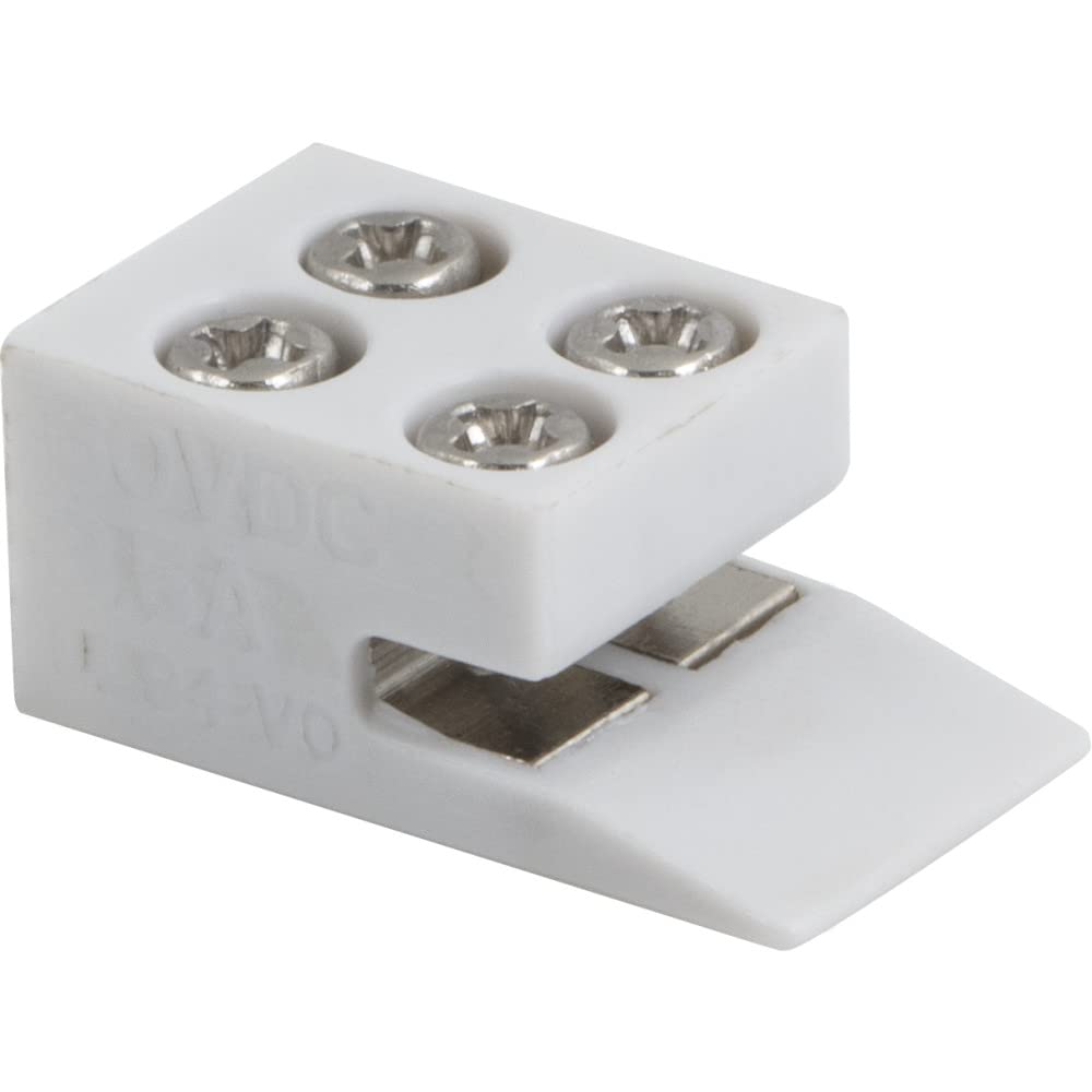 Task Lighting L-EZV2-100PK-WT 8-10 MM EZ Ramp Connector 100 Pack - White