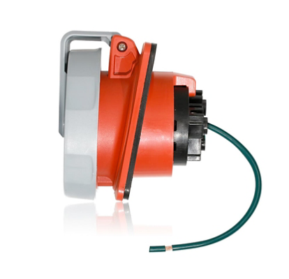 Leviton 420R6WLEV LEV Series IEC Pin & Sleeve Receptacle