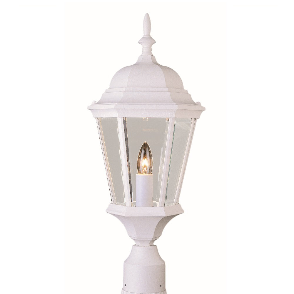 Trans Globe Lighting 4260 WH San Rafael white post mount light