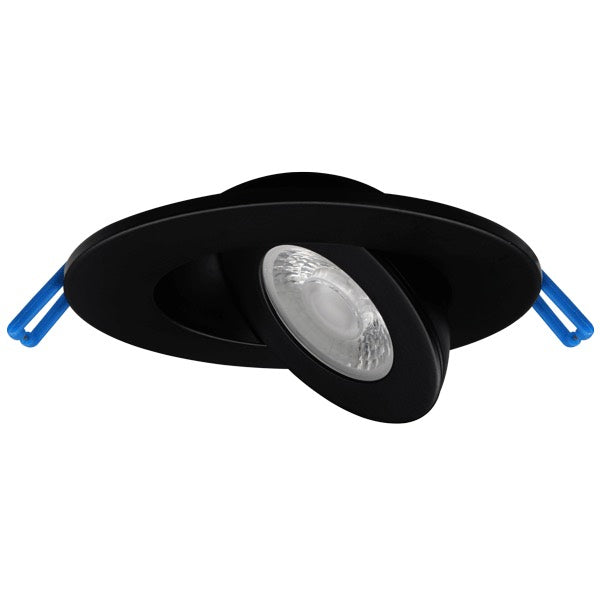 Lotus LED Lights LED-2-S5W-3018KBK-FG 2" Floating Gimbal Led Downlight - 5w - Dim to Warm / 3k-18k - 120v - Black