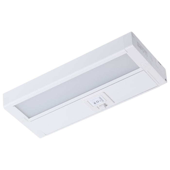 Nuvo 63-500 LED Under Cabinet Light, 8IN, Wattage 5W, Multi-Color Temperature, Voltage 120V, White