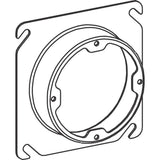 Orbit 43100X 4S 1" Raised Steel Plaster Ring, Dual Direction