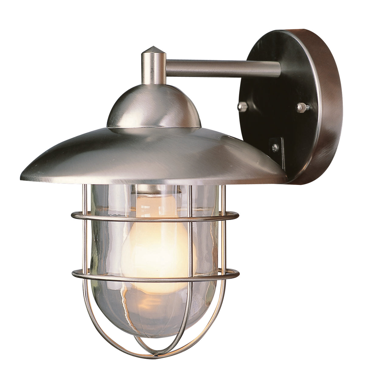 Trans Globe Lighting 4371 ST Gull stainless steel outdoor wall lantern