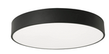 AFX Lighting BAYF30LAJUDBK-MS Bailey 30 Inch LED CCT Flush Mount In Black With White Acrylic Diffuser and Motion Sensor