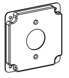 ORBIT 4403 4" Square Industrial Single Receptacle Raised Cover