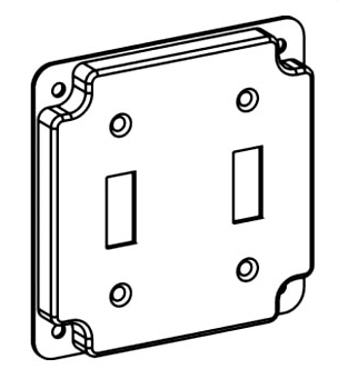 ORBIT 4411 4" Square Toggle Switch Raised Cover