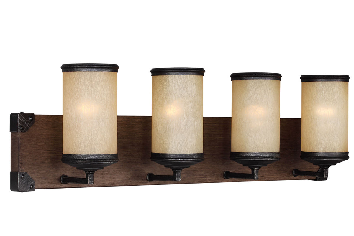 Generation Lighting 4413304-846 Dunning 4 light Stardust bath vanity wall light