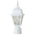Trans Globe Lighting 4414 WH Argyle 1 Light White Post Light