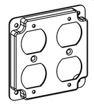 ORBIT 4422 4" Square Duplex Receptacle Raised Cover