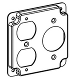 ORBIT 4423 4" Square Duplex Receptacle Raised Cover