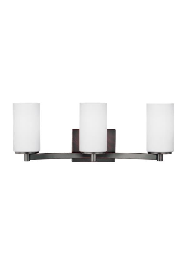 Generation Lighting Hettinger 3 light bronze bath vanity wall light