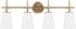 Generation Lighting Driscoll 4 light satin brass bath vanity wall light