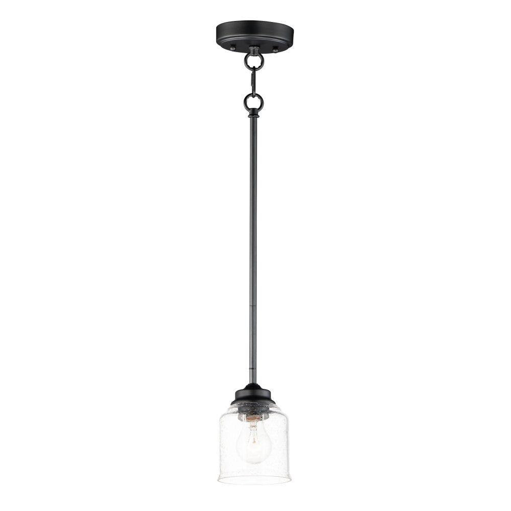 Maxim Lighting 91260CDBK Acadia 1 Light 4.75 inch Matte Black Pendant Ceiling Light