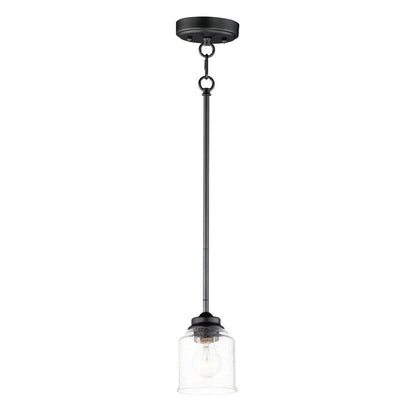 Maxim Lighting 91260CDSN Acadia 1 Light Satin Nickel Pendant Ceiling Light - White Background