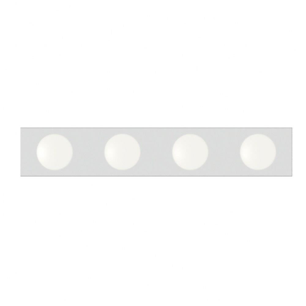 Maxim Lighting 4454PC Essentials 4 Light Polished Chrome Bath Vanity Wall Light Front View
