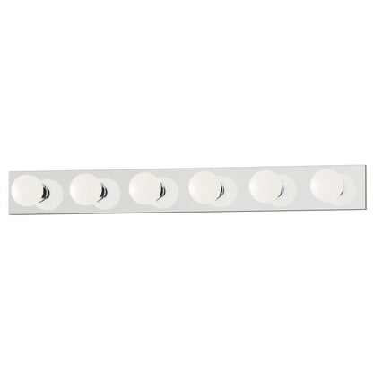 Maxim Lighting 4456PC Essentials 445x 6 Light 36 Inch Polished Chrome Bath Vanity Wall Light