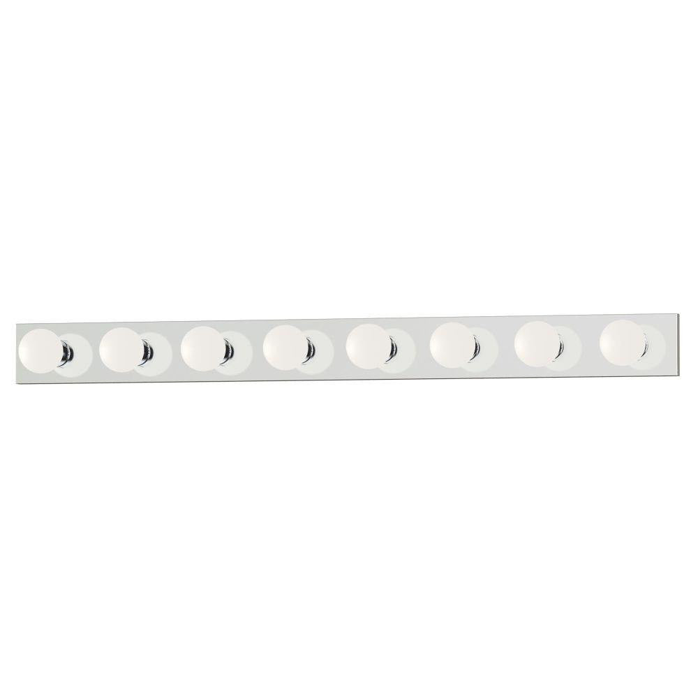 Maxim Lighting 4458PC Essentials 8 Light 48 Inch Polished Chrome Bath Vanity Wall Light - Main View