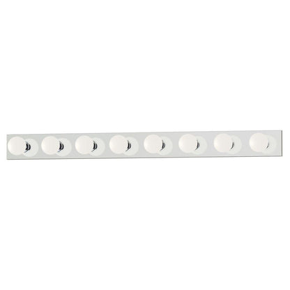 Maxim Lighting 4458PC Essentials 8 Light 48 Inch Polished Chrome Bath Vanity Wall Light - Main View