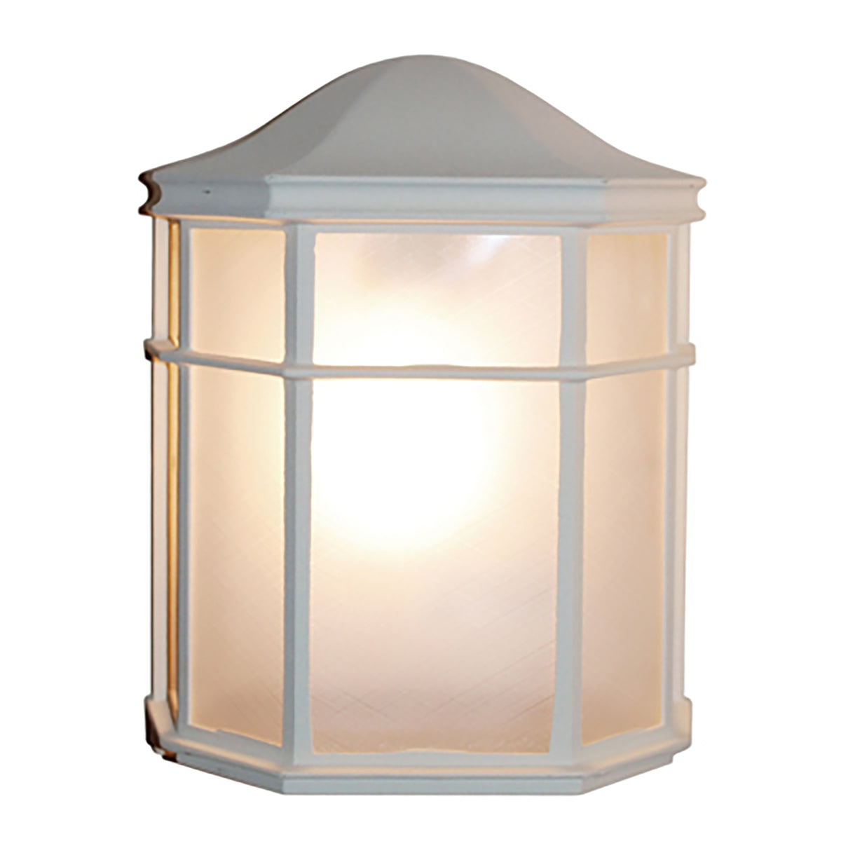 Trans Globe Lighting 4484 WH Andrews 1 Light White Outdoor Wall Pocket Light