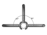 Maxlite PL-CB390-13B 10 In To 13 In Dia. Steel Collar Brackets, 3 Arms, 90 Degrees, Wood Poles