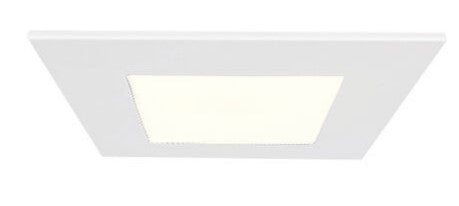 Eurofase Lighting 45375-019 Midway 4" Square Switchable White LED Wet Rated Airtight Wafer Downlight, White Finish
