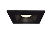 Eurofase Lighting 45379-024 6-in 24W Midway LED w/ Trim, Square, 1824 lm, 120V, Selectable CCT, Black Finish