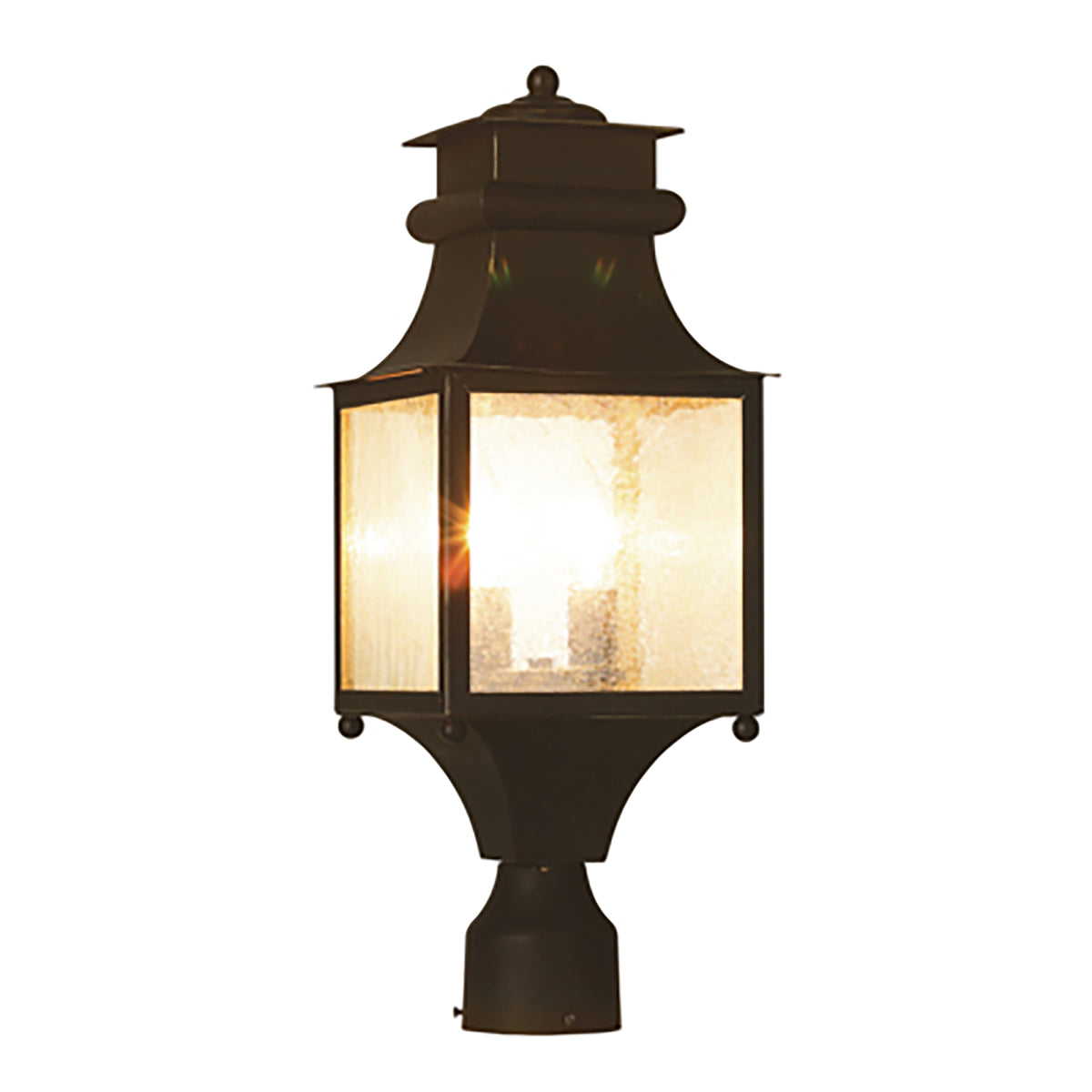 Trans Globe Lighting 45634 WB Santa Ines weathered bronze post mount light
