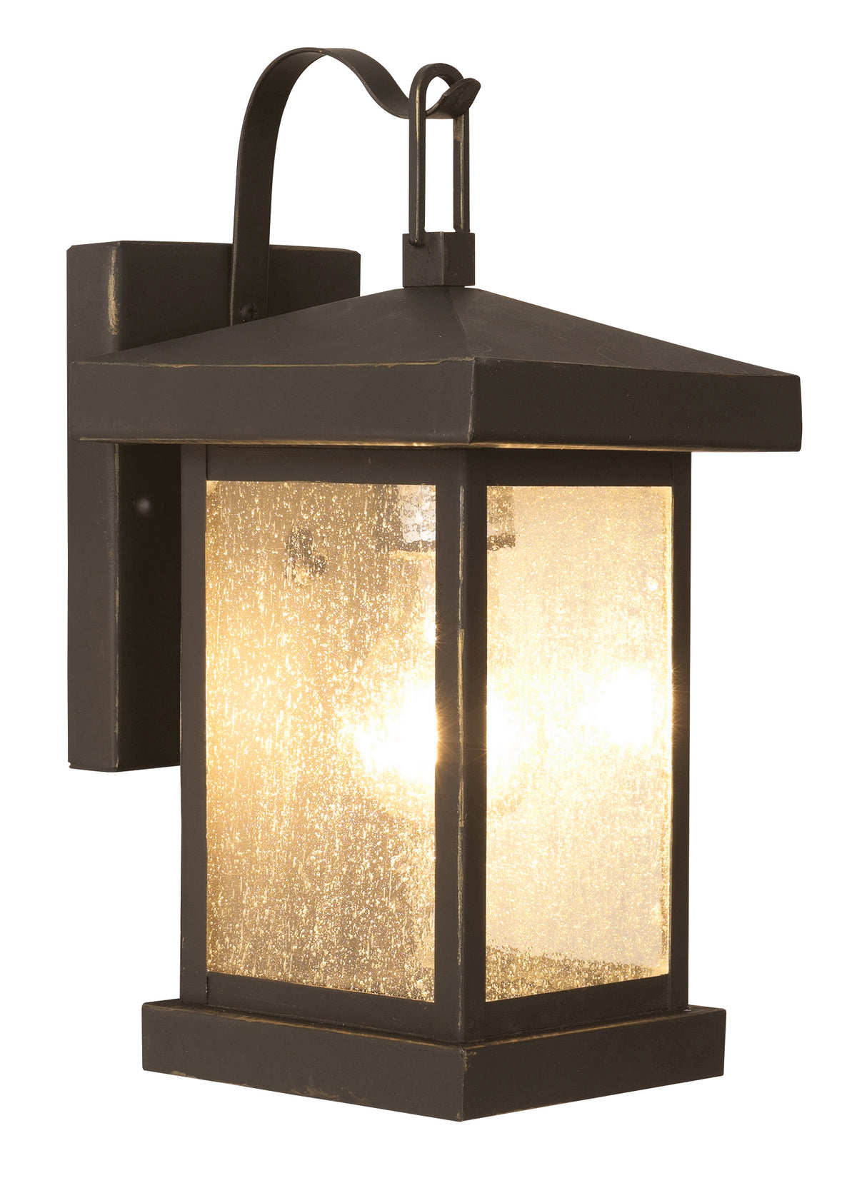 Trans Globe Lighting 45640 WB Santa Cruz 1 Light Weathered Bronze Wall Lantern