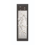 Eurofase Lighting 45699-023 6" LED Modern Aerie Outdoor Wall Sconce, Silver & Black Finish