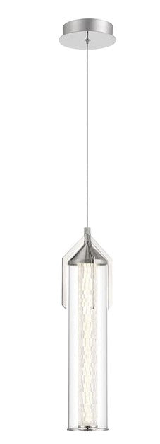 Eurofase Lighting 45716-010 Espada LED 1 Light 6 inch Pendant Ceiling Light Polished Nickel Finish