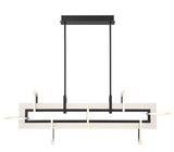 Eurofase Lighting 45719-023 Inizio LED 1 Light 10 inch Chandelier Ceiling Light Black Finish