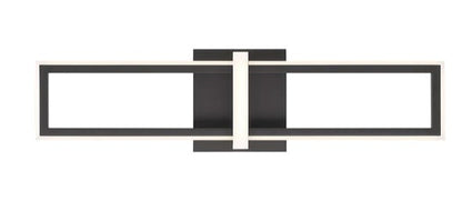 Eurofase Lighting 45723-018 Bordo LED 1 Light 6 inch Bath Vanity Wall Light Black Finish