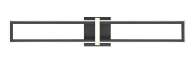 Eurofase Lighting 45724-015 Bordo LED 1 Light 6 inch Bath Vanity Wall Light Black Finish