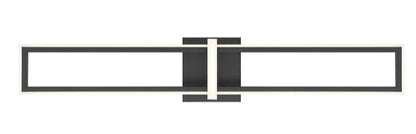 Eurofase Lighting 45724-015 Bordo LED 1 Light 6 inch Bath Vanity Wall Light Black Finish