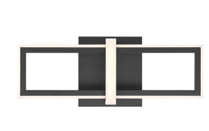 Eurofase Lighting 45725-012 Bordo LED 1 Light 6 inch Bath Vanity Wall Light Black Finish