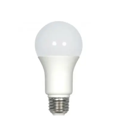 SATCO Lighting S9704 LED A19 OMNI Bulb, Medium base; 220 deg. Beam Angle, Wattage 10W, Color Temperature 3000K, 90CRI