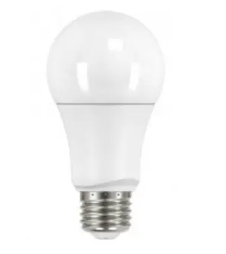 Satco S29811 LED A19 Bulb, Wattage 11W, Color Temperature 3000K, Dimmable, Frosted