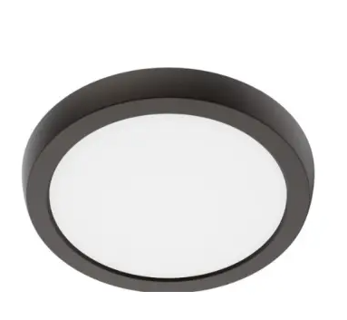 Nuvo 62-1912 7-in Round Blink Performer Fixture, Wattage 10W, Lumens 980 lm, Voltage 120V, Multi-Color Temperature, Bronze