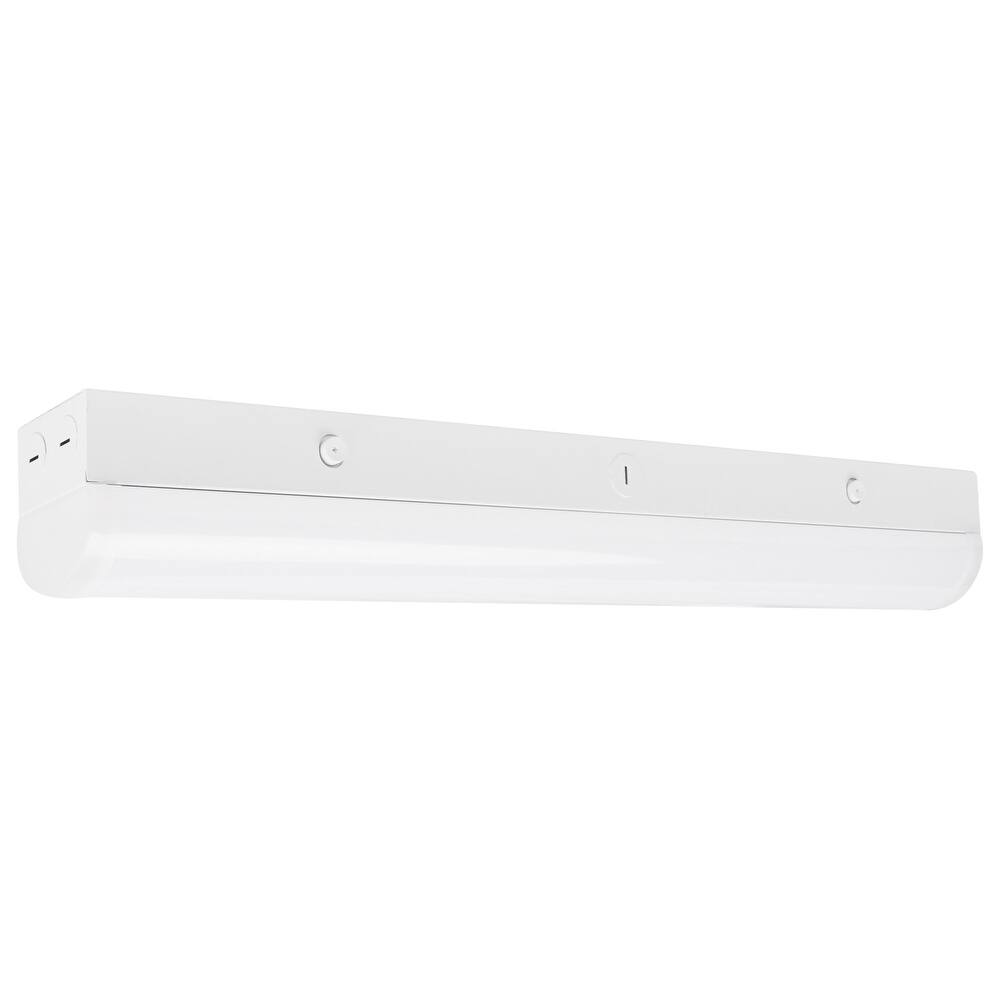 Nuvo 65-700R1 2 Foot LED Linear Strip Light, Field Selectable, White Finish