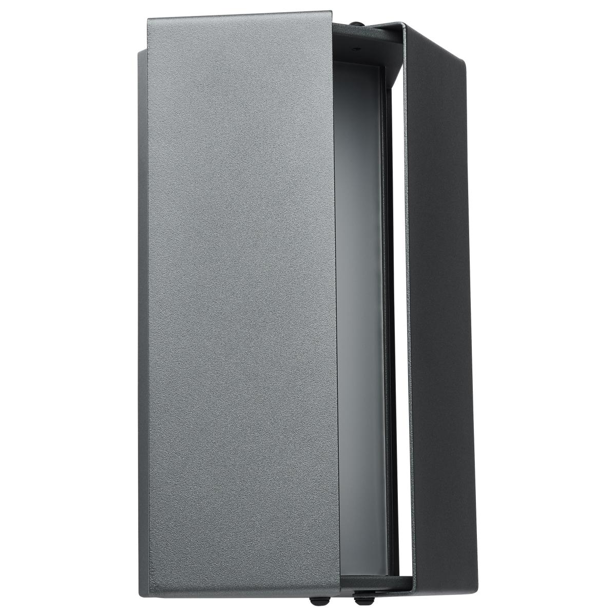 Nuvo 62-247 Peak LED Wall Sconce, Multi-Color Temperature, Matte Gray Finish
